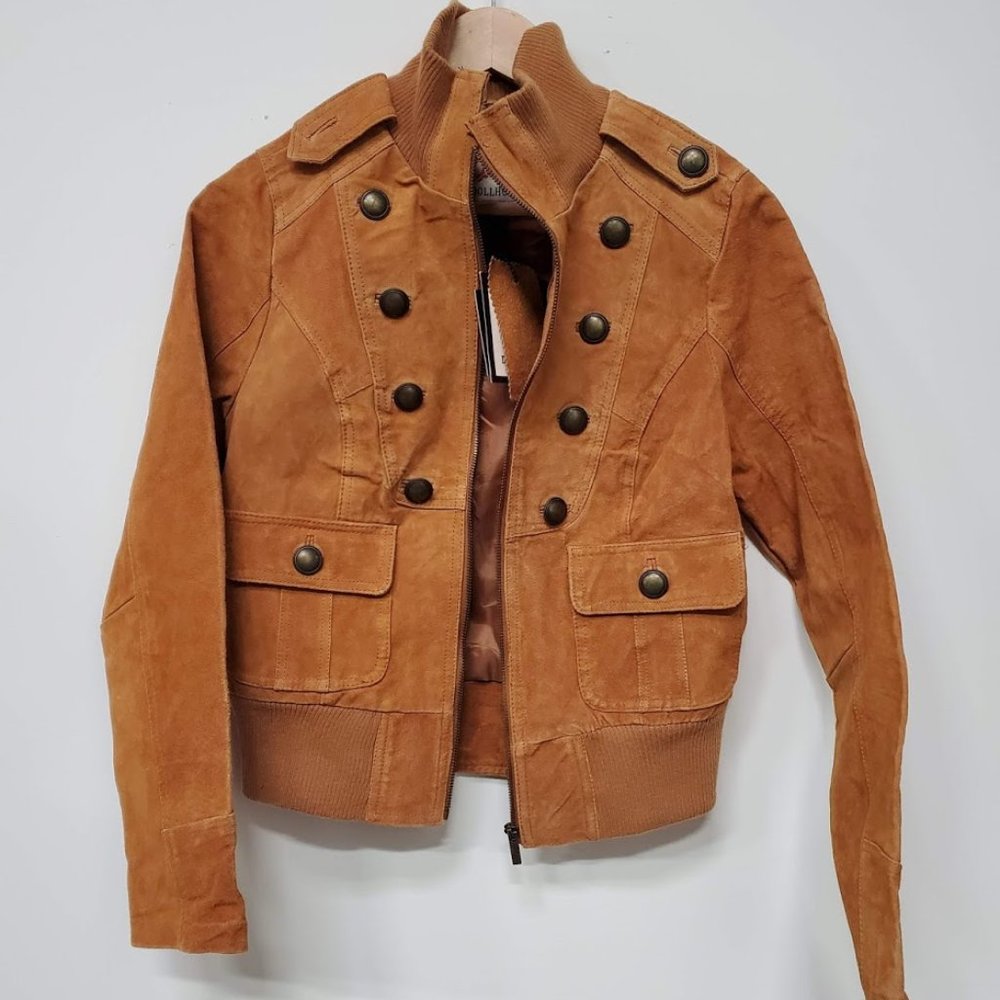 VTG Dollhouse Outerwear Genuine Leather Jacket S